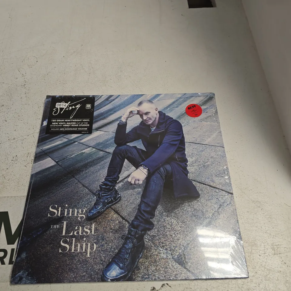 STING – THE LAST SHIP, 180G HEAVYWEIGHT VINYL LP (INCLUDES MP3 DOWNLOAD VOUCHER)
