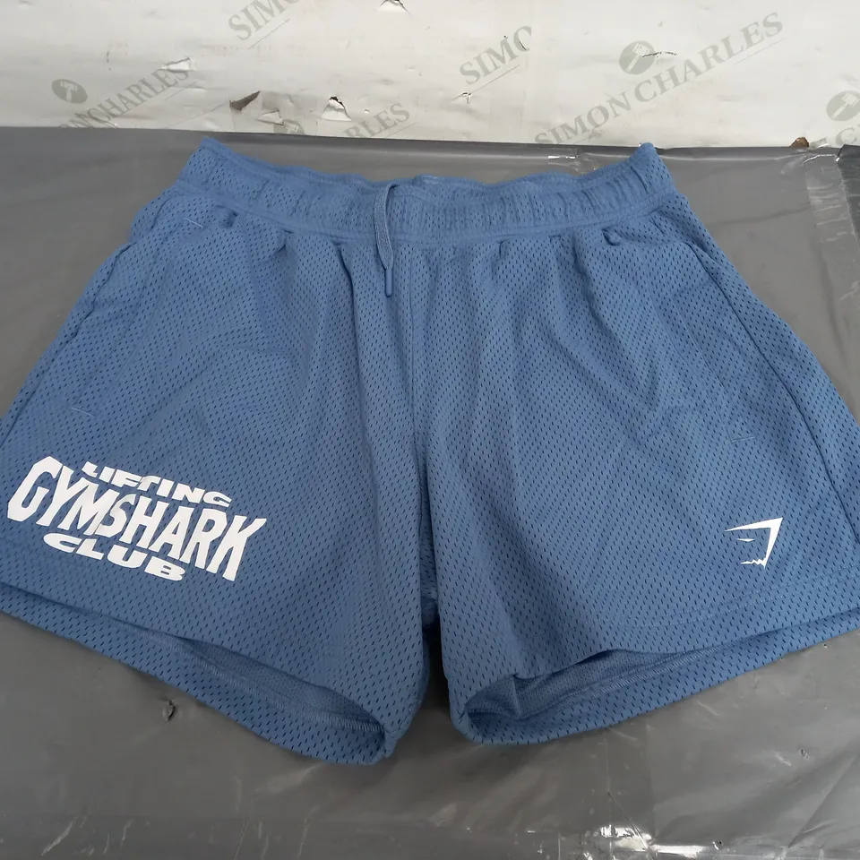GYMSHARK MESH 5" SHORTS SIZE M