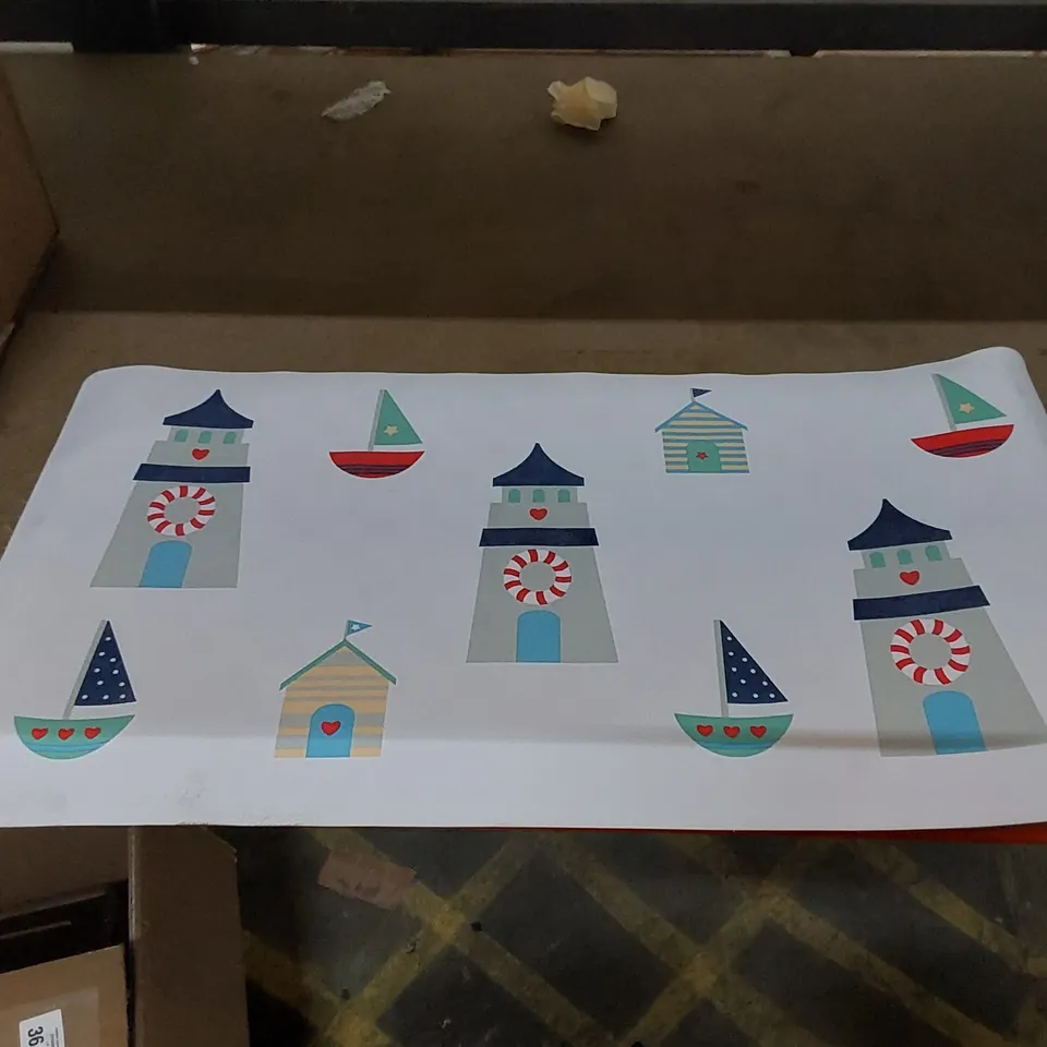 BEACH HUT ANTI SLIP BATH MAT