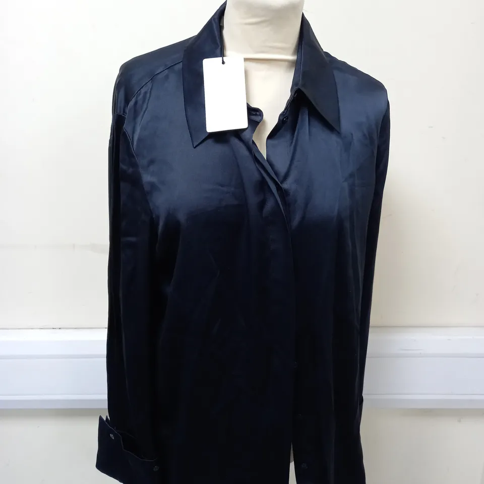 REISS HAILEY-SILK SHIRT SIZE 12