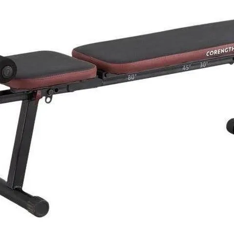 FOLD-DOWN INCLINE WEIGHTS BENCH WITH LEG BAR 500 FOLD
