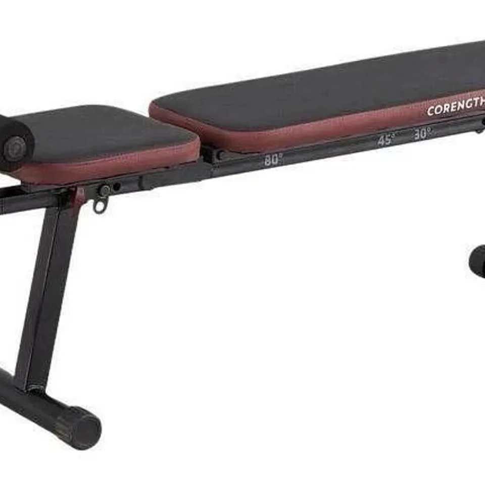 FOLD-DOWN INCLINE WEIGHTS BENCH WITH LEG BAR 500 FOLD