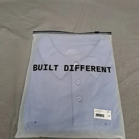 BAGGED BUILT DIFFERENT POLO SHIRT SIZE XL