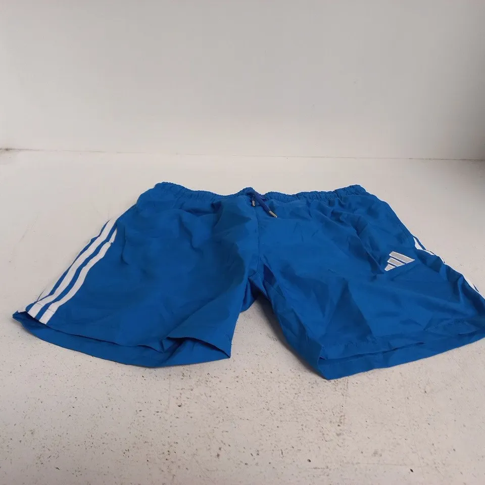 ADIDAS SWIM SHORTS BLUE LARGE