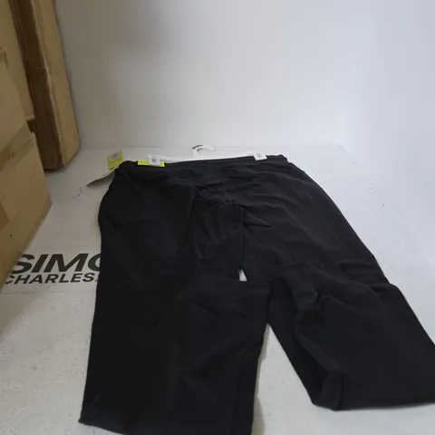 BOX OF APPROXIMATELY 12 ALL IN MOTION BLACK JOGGERS - SIZE S