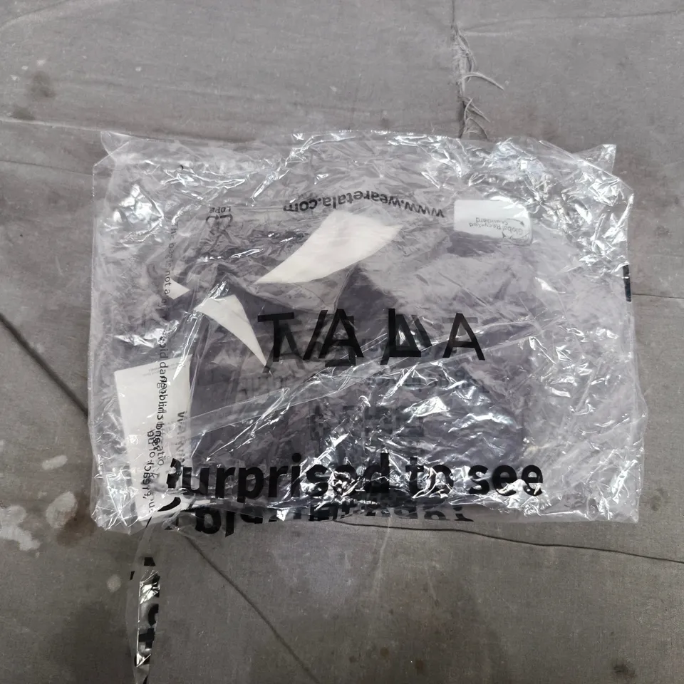 BAGGED T/ALA COCOON ZIP THROUGH HOODIE IN AMERICANO - SMALL