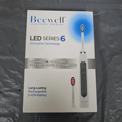 BEEWELL LED SERIES 6 ELECTRIC SONIC TOOTHBRUSH – WHITE