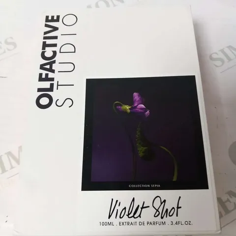 BOXED OLFACTIVE STUDIO VIOLET SHOT COLLECTION SEPIA EXTRAIT DE PARFUM 100ML