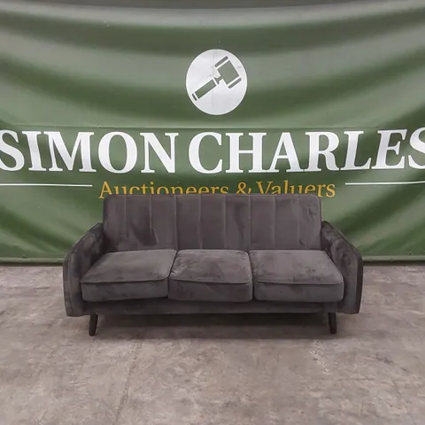 JENNIFER FABRIC COMPACT 3 SEATER SOFA