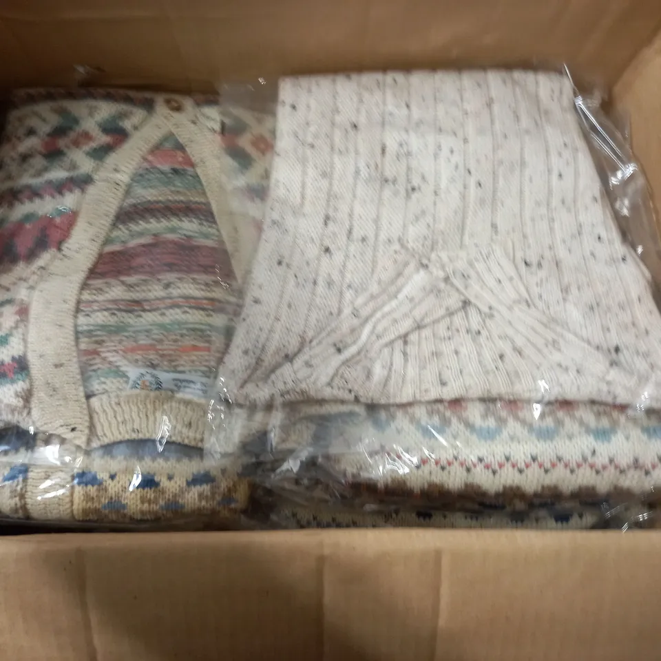 LOT OF 15 ASSORTED BAGGED AS NEW KNITTED JUMPERS - VARIOUS SIZES