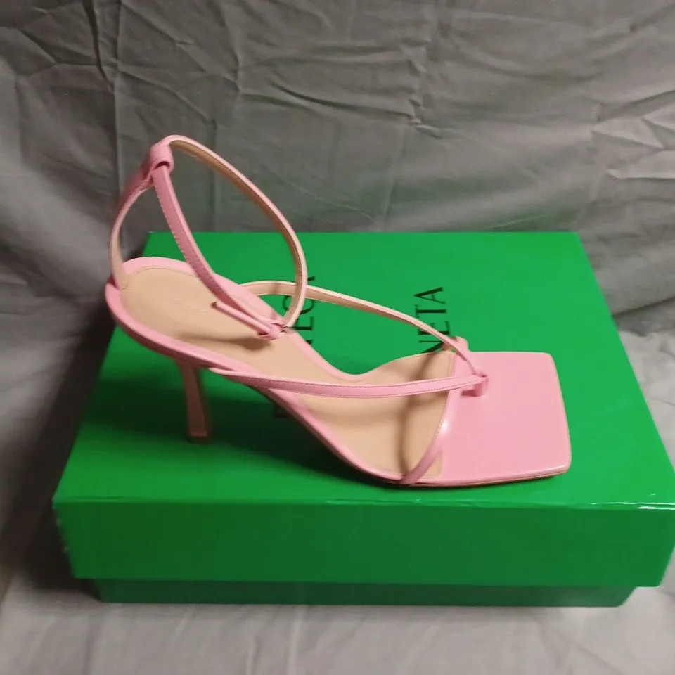 BOTTEGA VENETA STRETCH SANDAL – BLOSSOM PINK, WOMEN'S EU 39 (UK 6) – BOXED