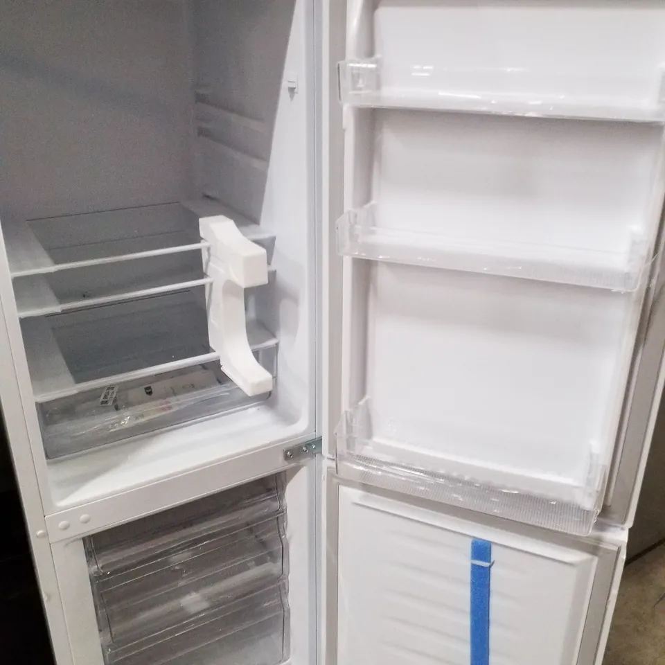 FRIDGEMASTER 50cm FREESTANDING 60/40 FRIDGE FREEZER IN WHITE MC50175A - UNPROCESSED RAW RETURN