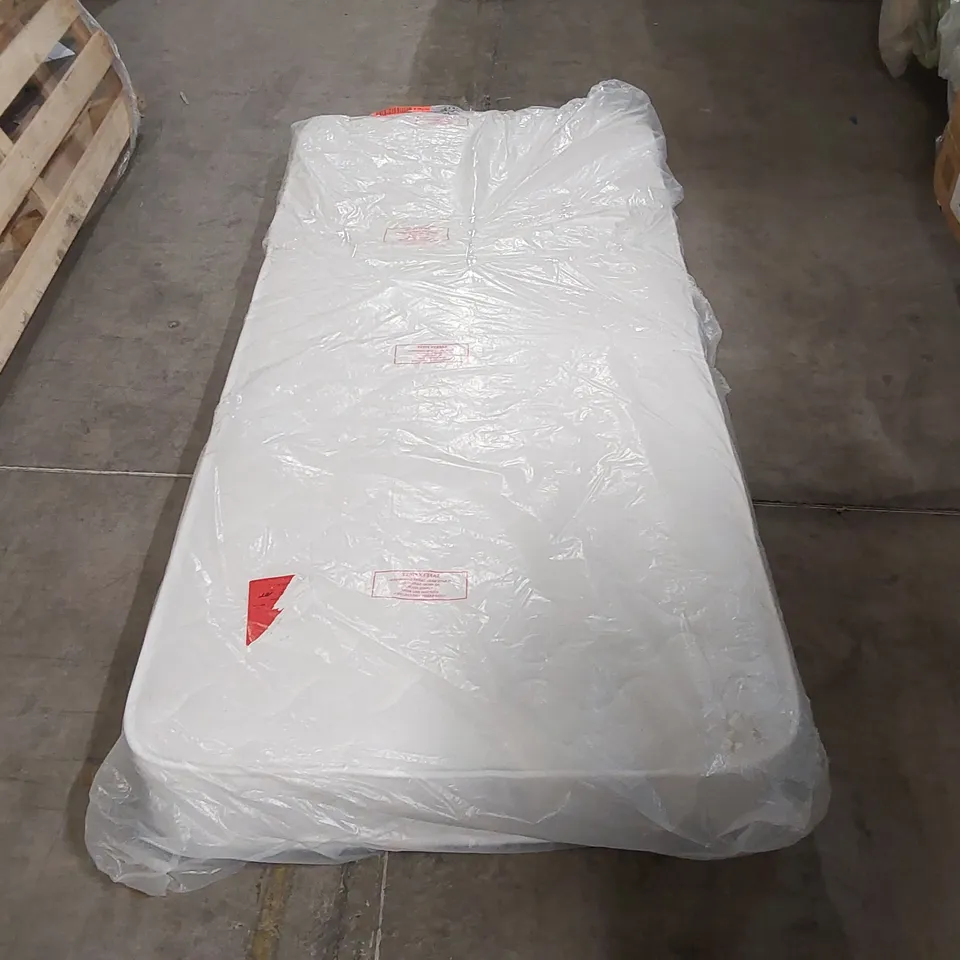 QUALITY BAGGED 3' SINGLE STOREHILL OPEN COIL MATTRESS 