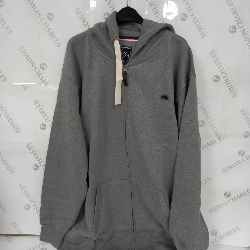 RAGING BULL NEW SIGNATURE HOODIE IN GREY - XXL 