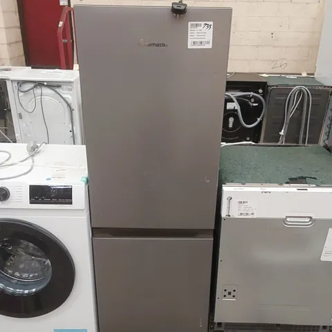 FRIDGEMASTER MC50165ES, 50cm FREESTANDING 60/40 FRIDGE FREEZER - SILVER