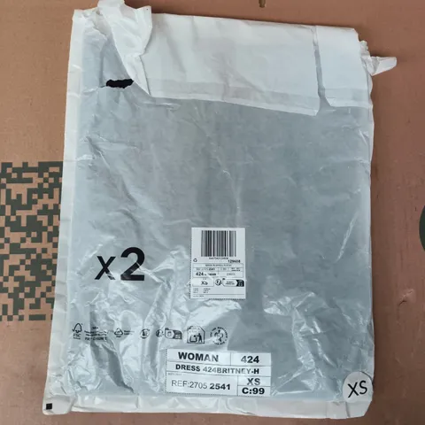 BAGGED MANGO WOMAN 424 DRESS IN BLACK SIZE XS