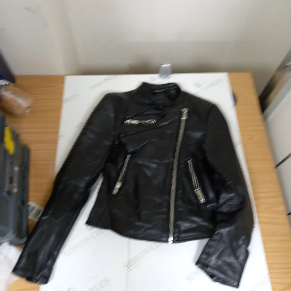 BOX OF ASSORTED ITEMS TO INCLUDE TOPS, JACKETS, BOXERS ETC