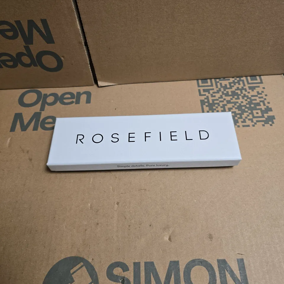 ROSEFIELD TWO-TONE BRACELET WATCH – WHITE DIAL, BOXED