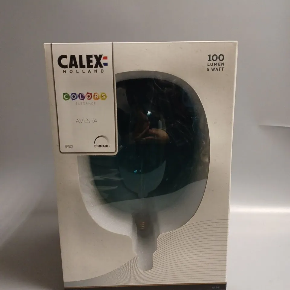 BOXED CALEX HOLLAND AVESTA 100 LUMEN 5 WATT BLUE DECORATIVE LED