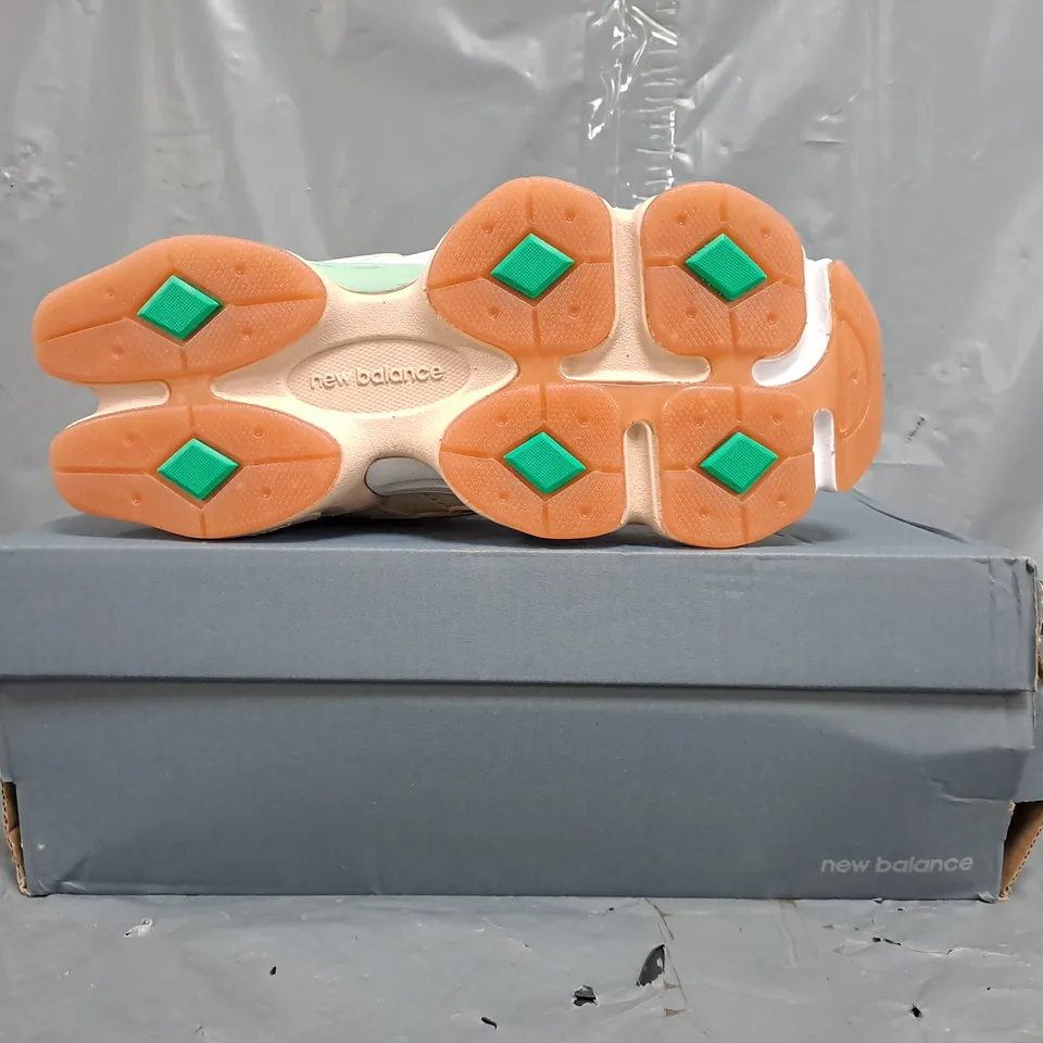 BOXED PAIR OF NEW BALANCE 9060 SHOES IN MULTI SIZE UK 5
