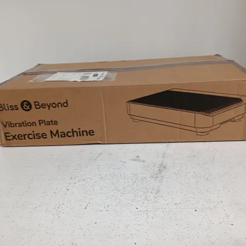 BLISS & BEYOND VIBRATION PLATE EXERCISE MACHINE – BOXED