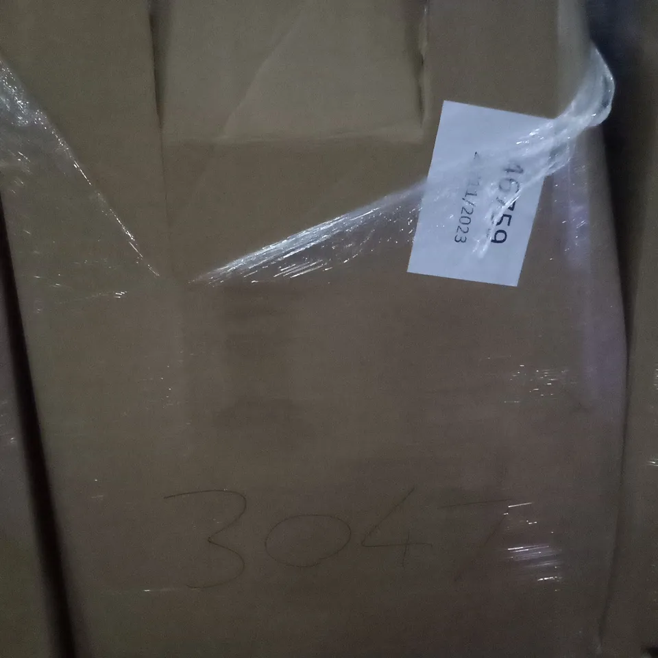 PALLET OF ASSORTED ITEMS INCLUDING TOILET SEAT, STEEL PET STAIRS, SPIN MOP, FOLDING TOWEL RACK