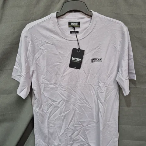 BARBOUR INTERNATIONAL SLIM FIT T-SHIRT – LILAC - SIZE L