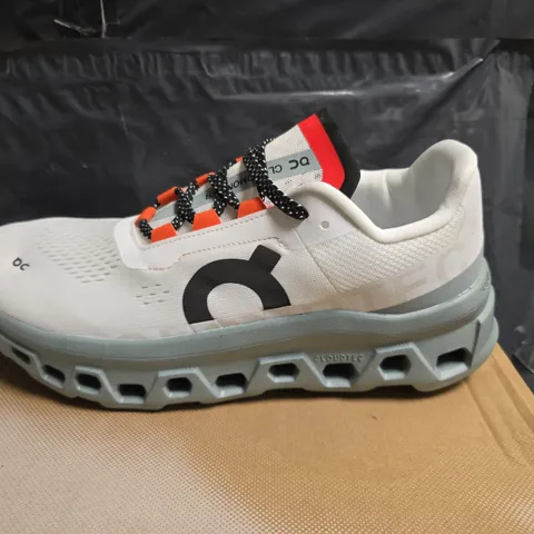 ON RUNNING CLOUDMONSTER GLACIER/MEADOW – WHITE SNEAKERS, UK 9 (US 10)