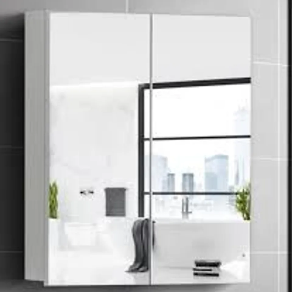 BOXED CARDELIA BATHROOM MIRROR CABINET [2 DOOR] - COLLECTION ONLY