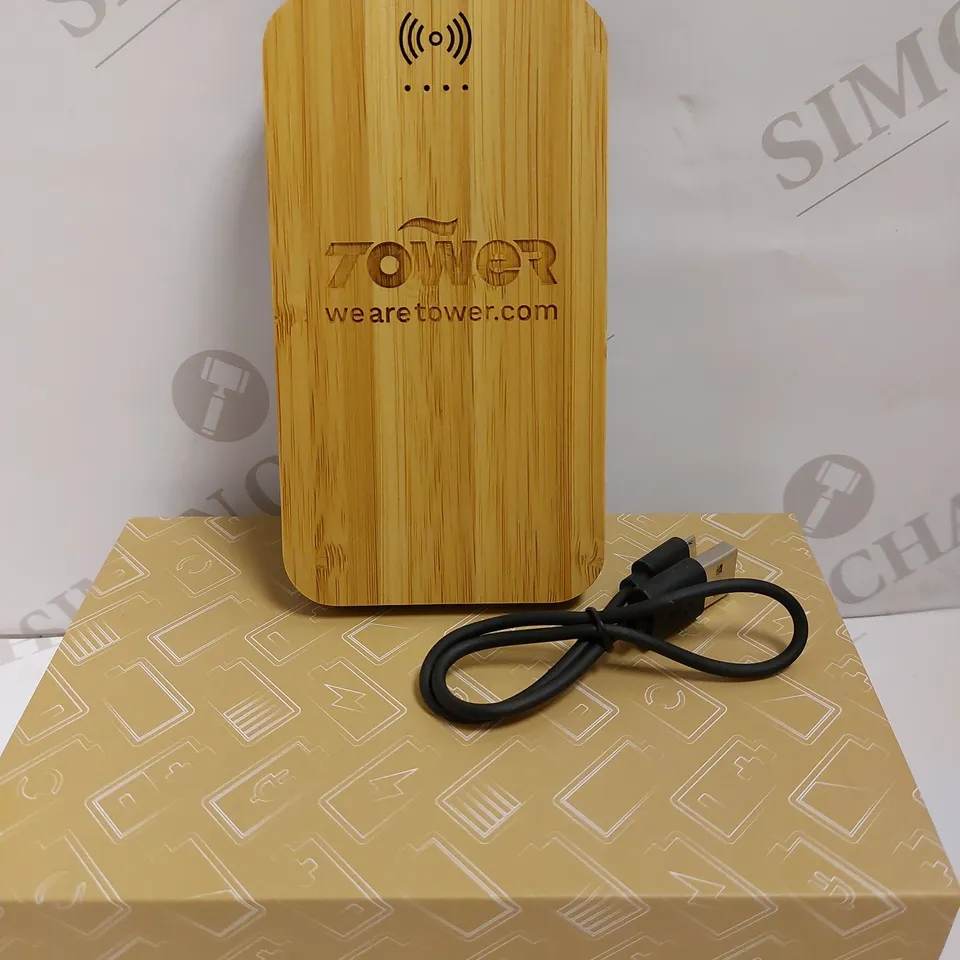 PF CONCEPT AVENUE BAMBOO AND FABRIC POWER BANK - 6000 MAH