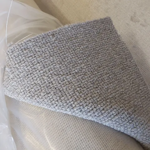 ROLL OF QUALITY HEATHCOTE SILVER LARCH CARPET - APPROXIMATELY 4 x 3m