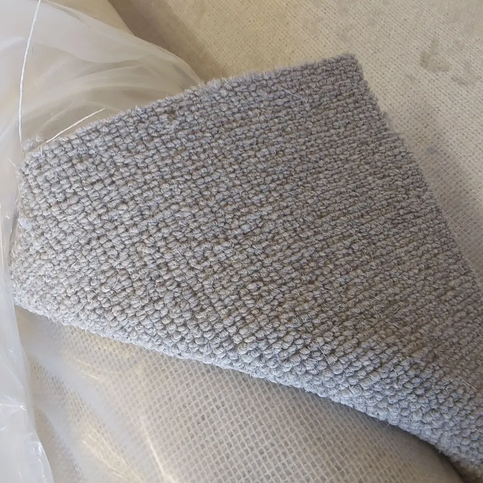 ROLL OF QUALITY HEATHCOTE SILVER LARCH CARPET - APPROXIMATELY 4 x 3m