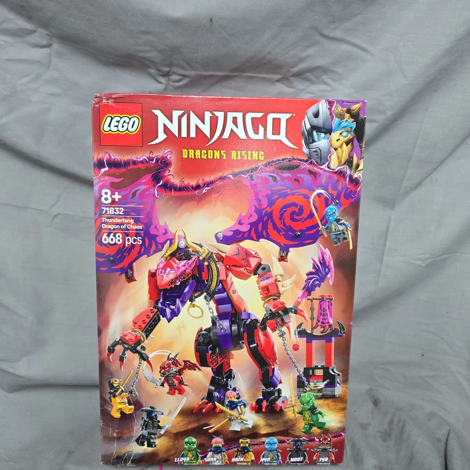 LEGO NINJAGO DRAGONS RISING THUNDERFANG DRAGON OF CHAOS – 668 PIECES (71832)