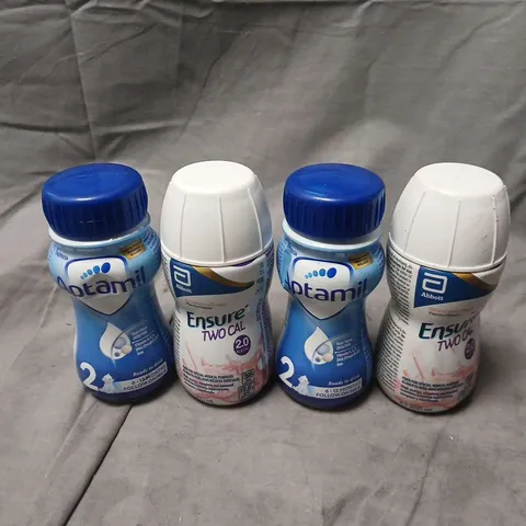 APPROXIMATELY 2 ASSORTED FOOD ITEMS TO INCLUDE - ENSURE TWO CAL AND APTAMIL 