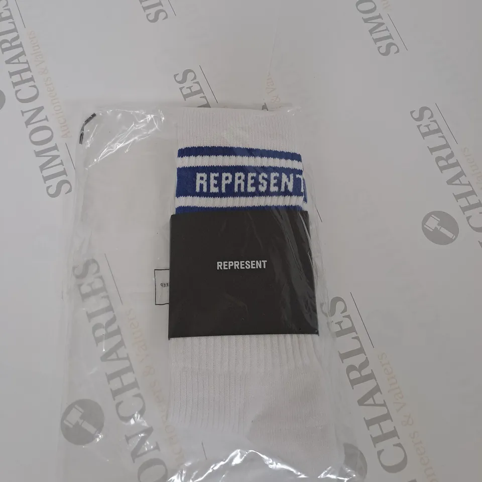 BAGGED REPRESENT CREW SOCKS 