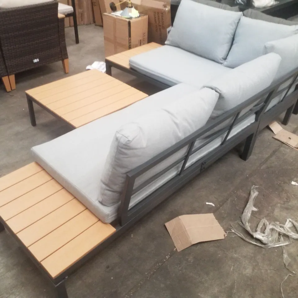 SCHOFIELDS 4 - PERSON GARDEN LOUNGE SET WITH CUSHIONS