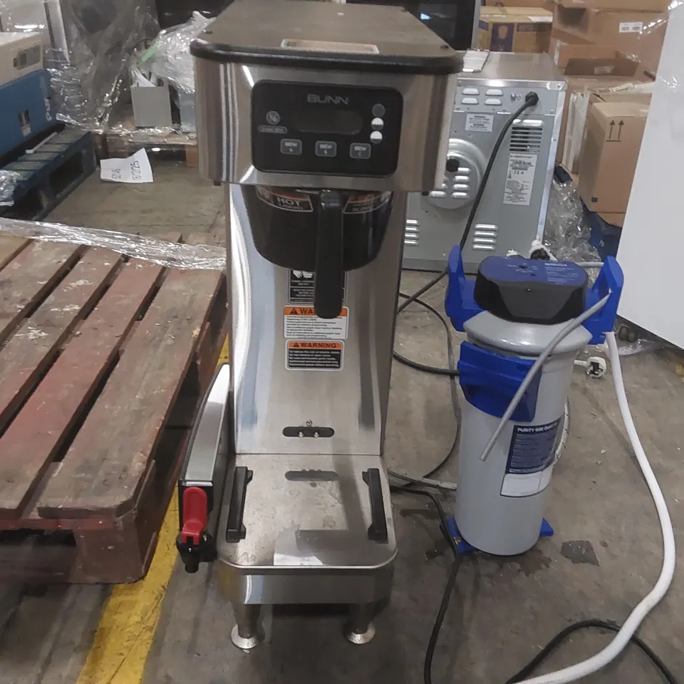 BUNN ICB INFUSION SERIES COFFEE BREWER WITH PURITY 600 QUELL ST CARTRIDGE