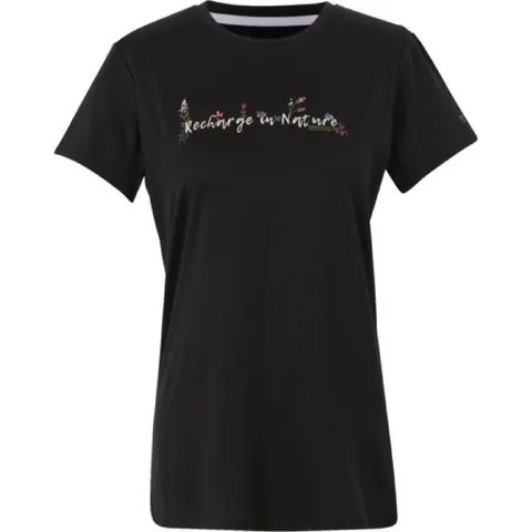 BRAND NEW REGATTA WOMENS FINGAL IX TEE IN BLACK - UK 16