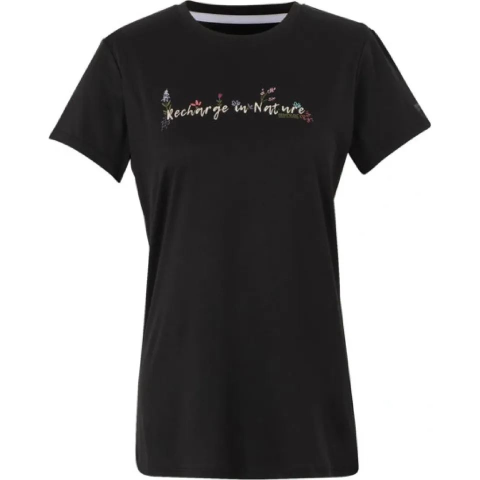 BRAND NEW REGATTA WOMENS FINGAL IX TEE IN BLACK - UK 16