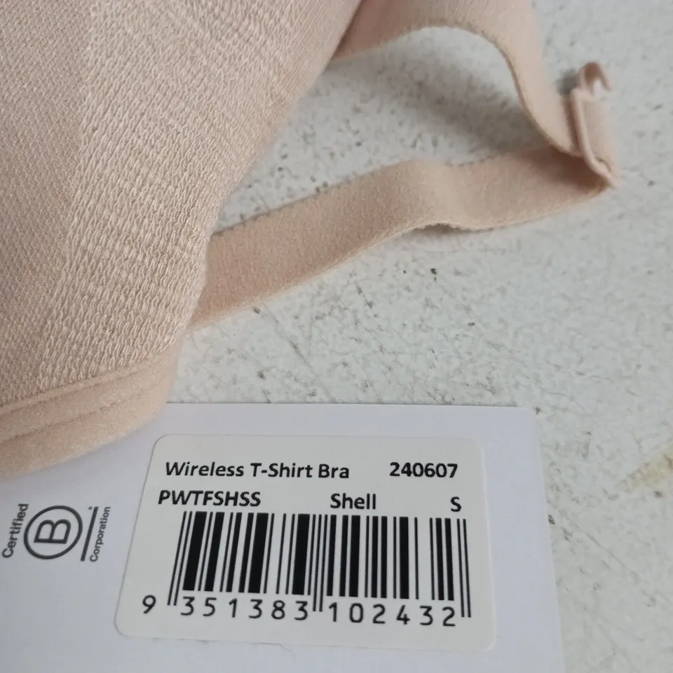 BOODY WIRELESS T-SHIRT BRA – SHELL – SIZE S