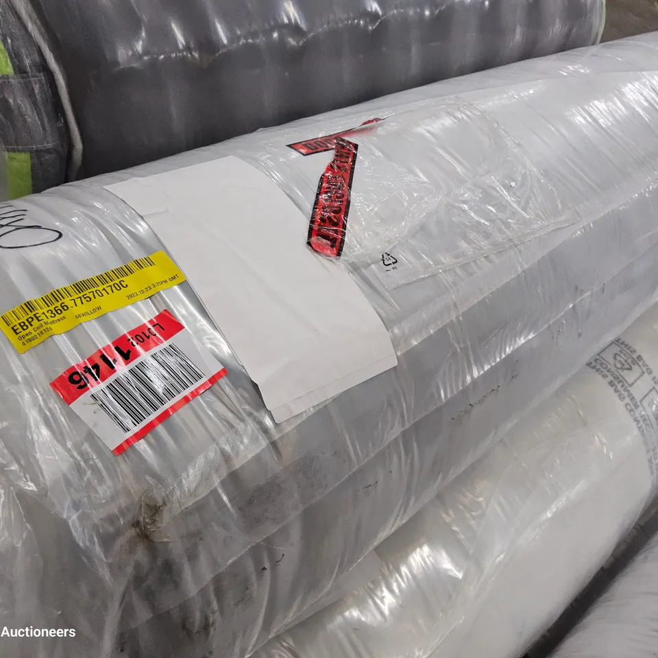 BAGGED & ROLLED OPEN COIL 4'6 MATTRESS