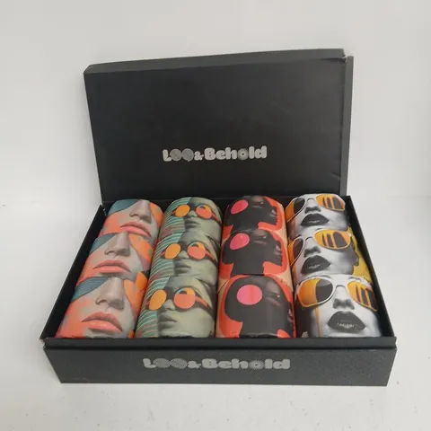 LOO AND BEHOLD GIFT SET – 12 ROLLS OF TOILET PAPER
