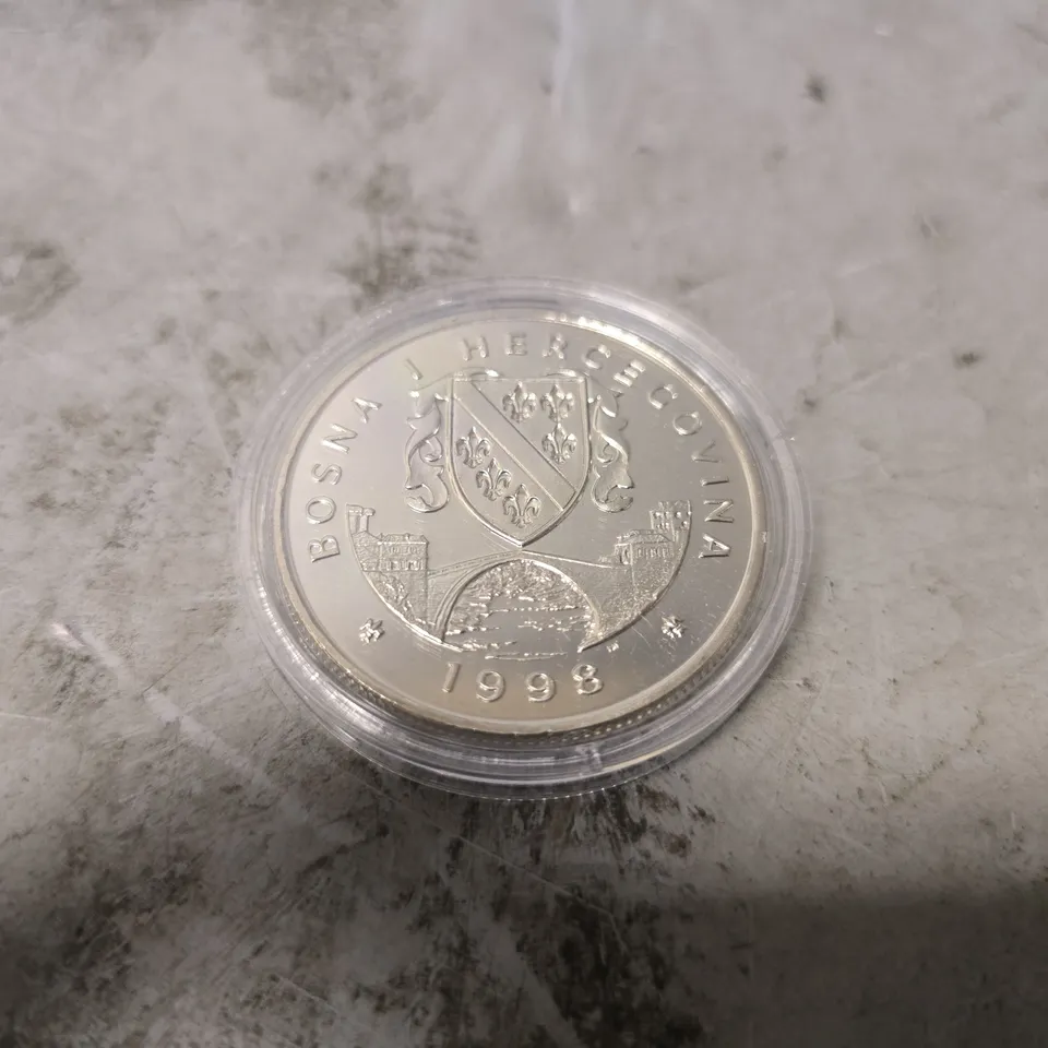 BOSNIA & HERZEGOVINA 1998 5 MARKA COIN 