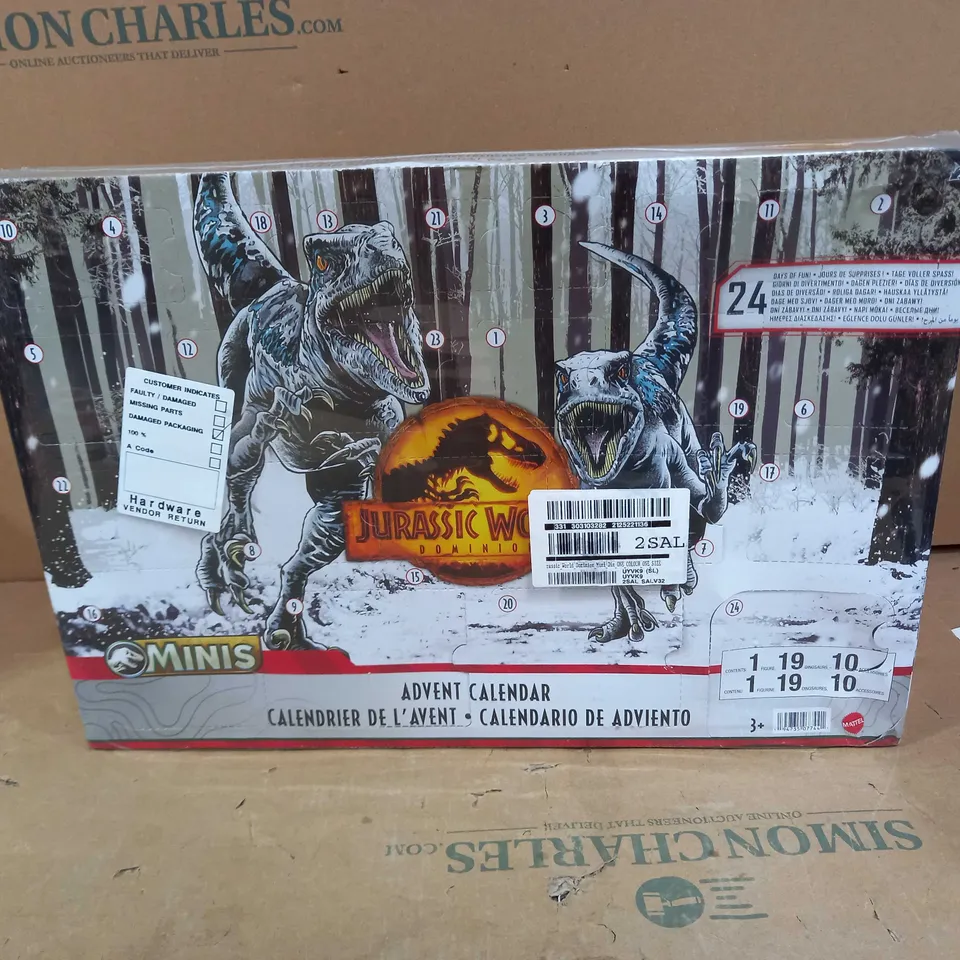 JURASSIC WORLD DOMINION MINI DINO ADVENT CALENDAR  RRP £36
