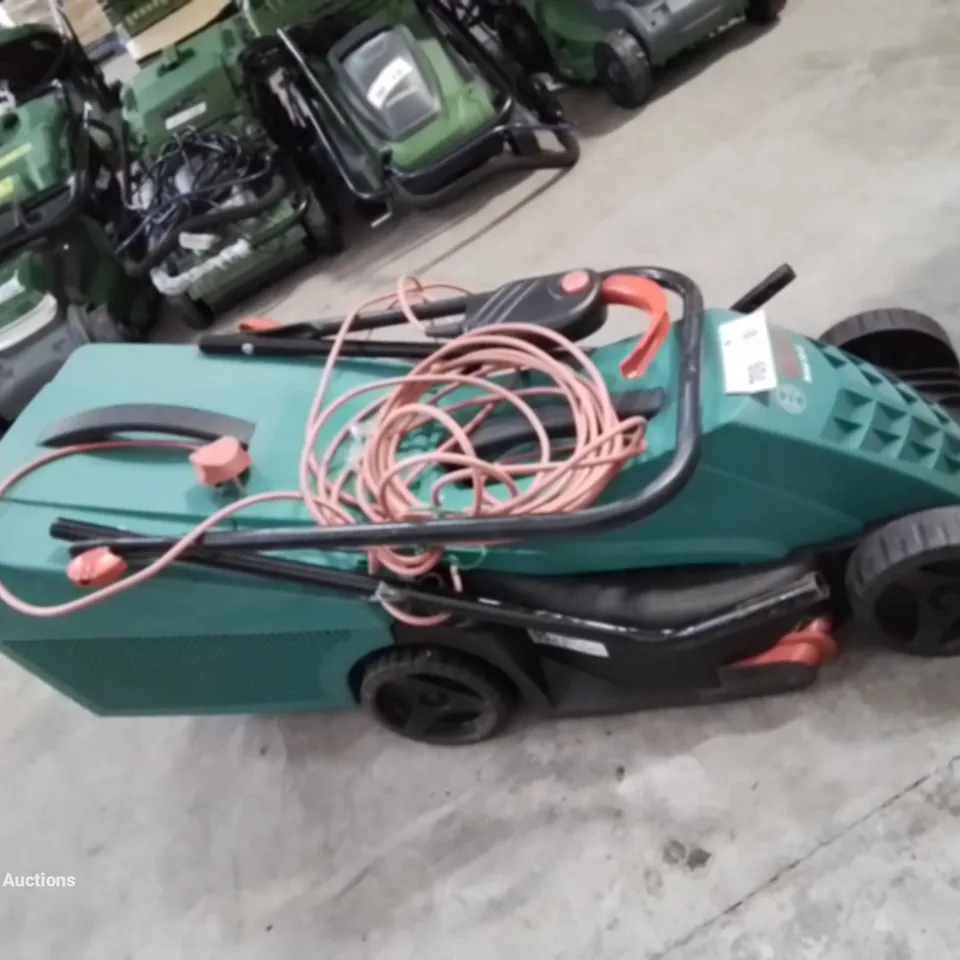 BOSCH ROTAK 32-12 CORDED ROTARY LAWN MOWER - BLACK & GREEN