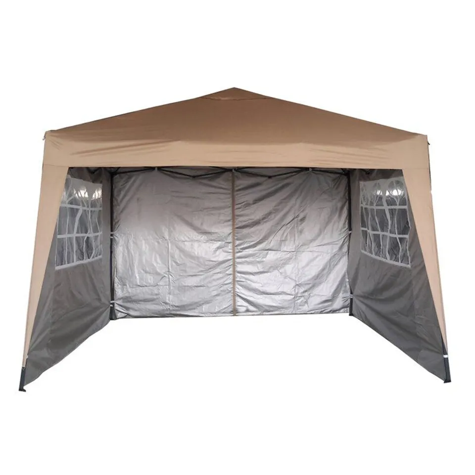 BOXED JARROW 3 × 3M ALUMINIUM POP UP GAZEBO WITH SIDES