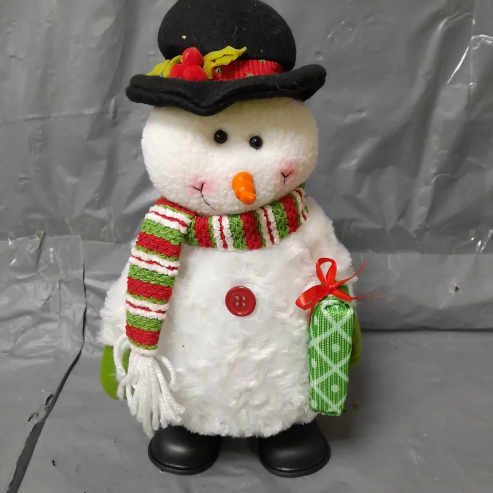 MUSICAL DANCING SNOWMAN CHRISTMAS DECORATION RRP £22.99