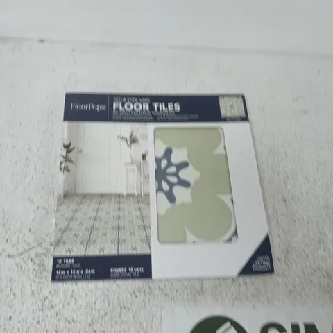 FLOOR TILES – PEEL & STICK VINYL FLOOR TILES, 10 TILES (12IN X 12IN)