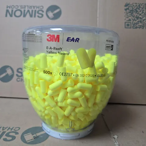 3M E-A-RSOFT YELLOW NEONS EARPLUGS