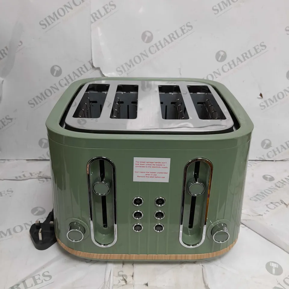 GEORGE HOME GREEN TOASTER
